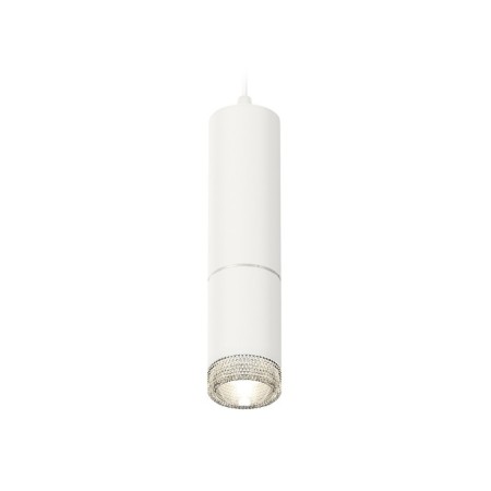 A set of suspended lamp with composite crystal Ambrella Light, Techno, XP6312001, GU5.3, Color White Sand
