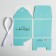 Gift folding box, packaging, Tiffany, 12 x 12 x 12 cm