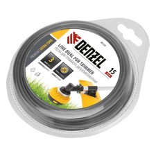 Trimmer fishing line two -component Denzel 96129, Extra Cord, Round, 3 mm x 15 m
