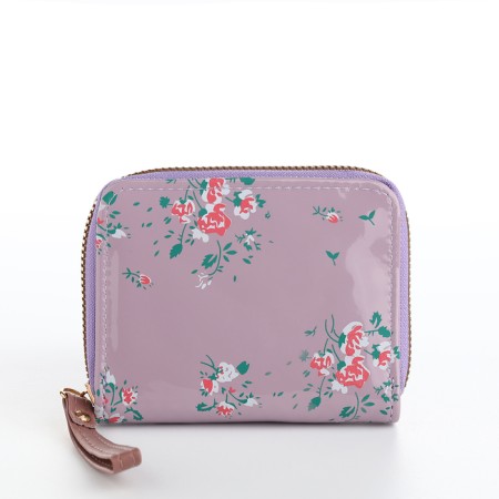 Women's wallet with lightning, lilac color-1