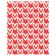 Pillow Golk "White Heart, Decorative, size 16x45 cm