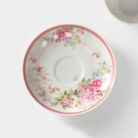 Porcelain tea set "Flower waltz", 4 items-4