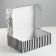 Folding box "Snow", 30.7 x 22 x 9.5 cm, new year