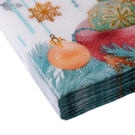 Two -layer paper napkins Happy New Year, winter, 33*33 cm, set 20 pcs-2