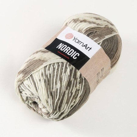 Yarn "Nordic" 20% wool, 80% acrylic 510m/150g (659)-1