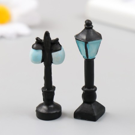 Figure for Florarium Polystone "Street Lantern" MIX 2x1x5.3 cm