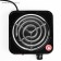 Electric tile Luazon LHP-001, 1 burner, 1000 watts, heater spiral, black