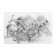 Kitchen sink "Vladiks", cut, with a siphon, 66x48 cm, left, stainless steel 0.6 mm