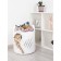 Basket for toys "Cat with a scratch, size 35x35 cm
