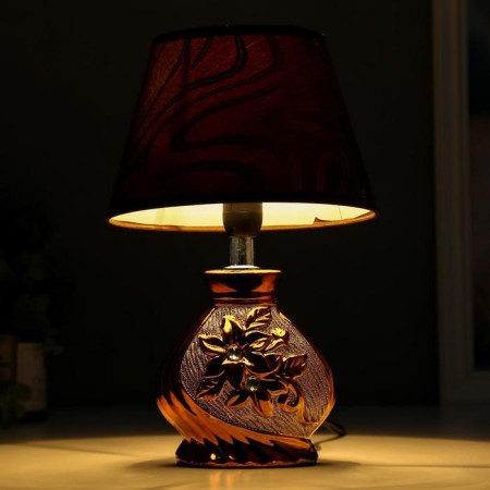 Highway lamp 16277/1br+GD E14 40W brown-gold 17x17x26 cm Risalux-2
