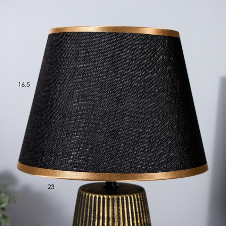 Jolani lamp E14 40W Black with a golden patina 23x23x36.5 cm Risalux-5