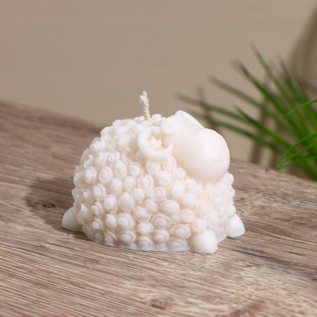 Candle "lamb" 4x4.5x6 cm, soy wax-2