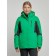 Ski jacket women's winter, size 44, green color