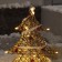 LED figure "Christmas tree with berries" 40 × 50 × 10 cm, metal, 220 V, glow warm white