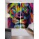 Photostes "Leo in bright colors", Saten, size 145x265 cm, 2 pcs