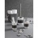 Axentia Athen dispenser for liquid soap from ceramics Ø 7.5x16 cm, volume 400 ml