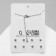 Set of 5 objects: earrings (4 pairs), pendant -pink pendant, pink color in silver, 40 cm