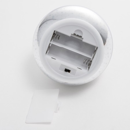 Spinker "SLEAR SHEEL STAR" LED RGB from batteries (disco) 2haa chrome 10x10x10cm Risalux 95614-5