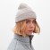 Women's hat minku, gray color, rr 56-58
