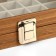 Stand for jewelry "Casket Wood" 24 cells, 16 × 21 × 5 cm, gray color in a tree