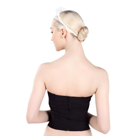 The upper part of the maid costume, Pecado BDSM, corset, headdress, black and white, 42-2