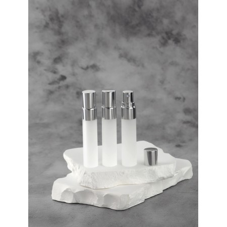 Perfume bottle, with a spray, glass, 5 ml, packing - 3 pcs, color gray-1