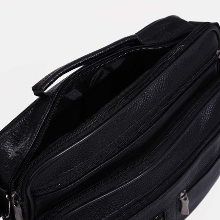 Male bag, black color-6