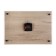 Carty clock is wall-mounted, interior "large waterfall" silent, 25 x 35 cm