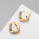Earrings Metal "Bohemia" Bulletin Mini, Color Gold