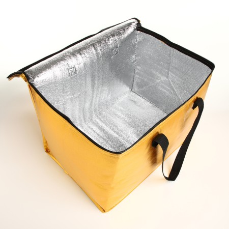 Bag-Term style 32l, 40*28*28cm, lightning department, foil, gold-2