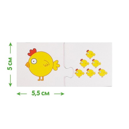 Board Puzzles "Blue Tractor: opposites", 12 pairs-2