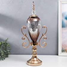 Interior metal souvenir, glass 