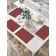 Set of napkins for setting the table "Red-black cage", rectangular, size 32x46 cm, 4 pcs