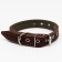Collar combined leather/tarpaulin, dimensionless, 54 x 2.5 cm, Osh 17-45 cm, brown