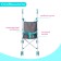 Stroller for dolls "Walk", cane, plastic frame