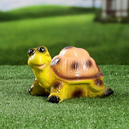 Garden figure "Turtle smiles" 12x19x16cm