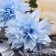 Artificial flowers "Garden Georgin" 9x60 cm, blue