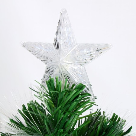 Fibrooptic Christmas tree 60 cm bunch of overflows 55 branches-3