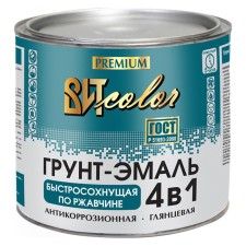 Soil-enamel in rust 4 in 1 black vitcolor 1.8 kg