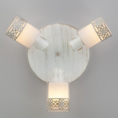 Silvia 3x40W lamp E14 white, gold-2