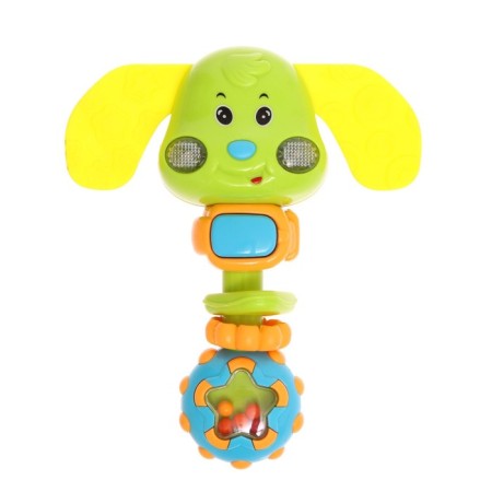 Musical rattle sound, light, color mix-3