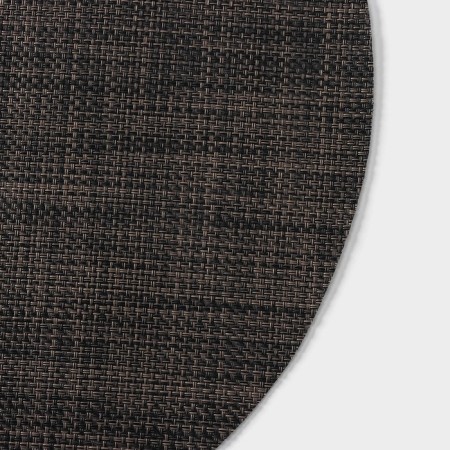 Serving napkin on the table "DI", d = 38 cm, dark brown color-1