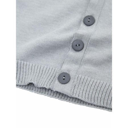 Cardigan for a boy School, height 128 cm, color gray color-9