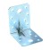 Saver -reinforced corner 70x70x55x2 mm, galvanized, in packaging 40 pcs