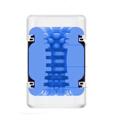 Masterbator of the through oki-hoods Through Soft, Silicon, Blue-6