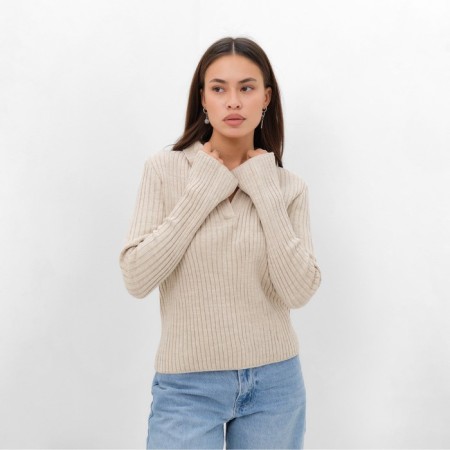 Jumper with V Gorlovina Mist, p. 40-42, beige-2