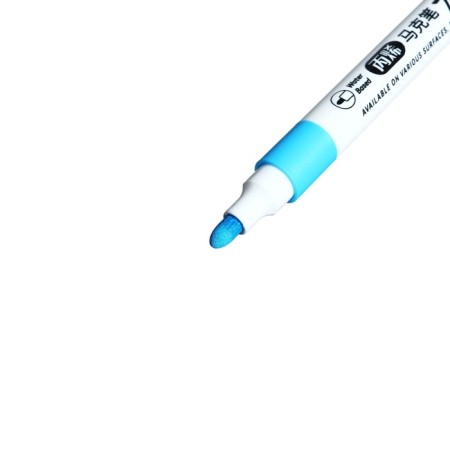 A set of acrylic markers 12 colors, a round tip, for any surface-4