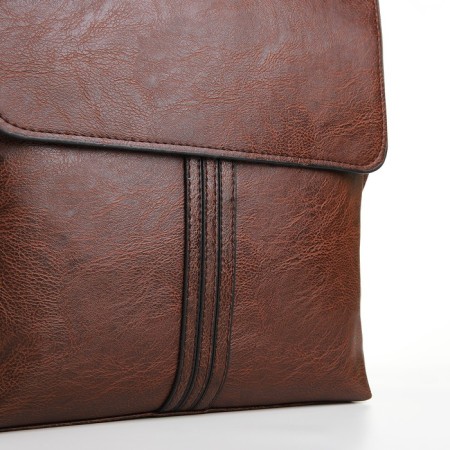 Male bag, brown color-3