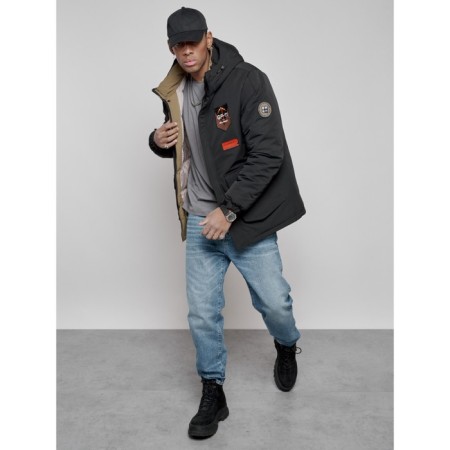 Male Winter jacket, size 48, black color-13
