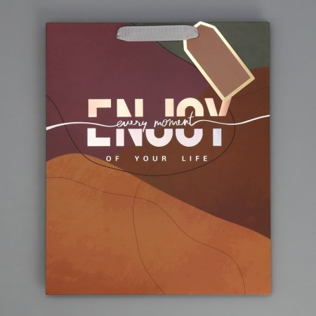 Gift package laminated, packaging, "Happiness", 25.4 x 30.5 x 12.7 cm-7